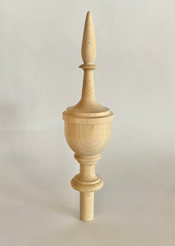 WOOD FINIAL UNFINISHED FOR BED OR FURNITURE FINIAL CRAFT FINIAL #TD1A